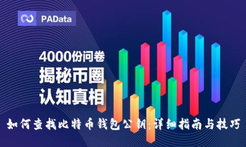 如何查找比特币钱包公钥：详细指南与技巧