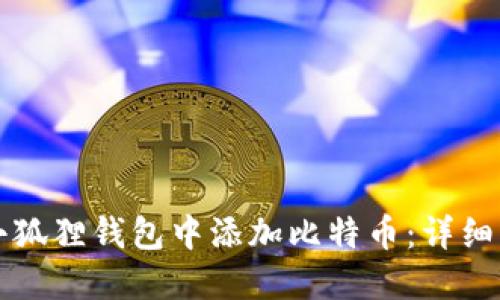 如何在小狐狸钱包中添加比特币：详细操作指南