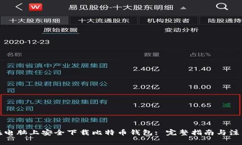 如何在电脑上安全下载比特币钱包: 完整指南与注意事项