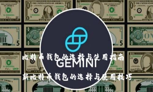 比特币钱包的选择与使用指南

新比特币钱包的选择与使用技巧